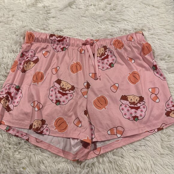 Strawberry Shortcake NWOT M womens sleep shorts soft comfort stretch - Picture 1 of 8